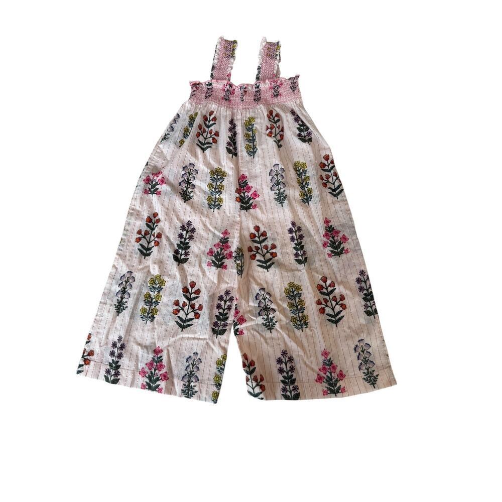 Pink Chicken Floral Kids One Piece - Pink and‎ Yellow - Picture 2 of 4